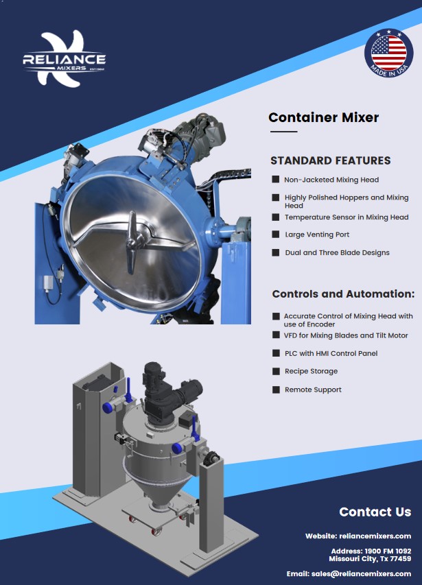Container Mixer of Reliance
