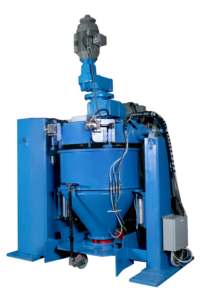 Mixer Hoppers specifically designed to aid the mixing process.