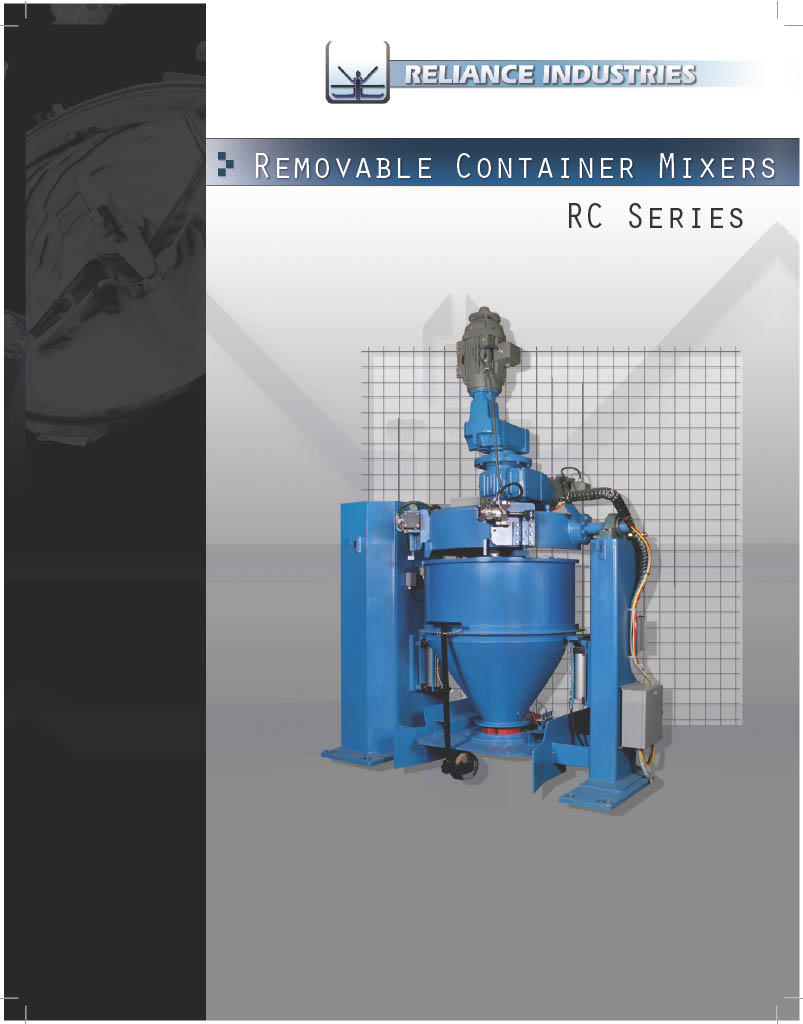 Removable container mixers