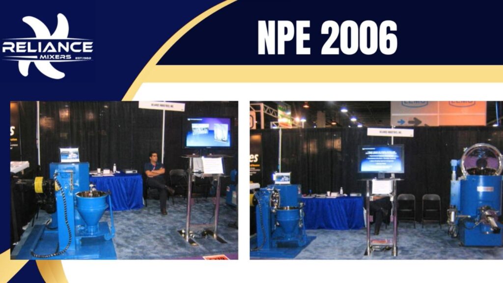 Trade show NPE 2006 - Reliance Mixers.com