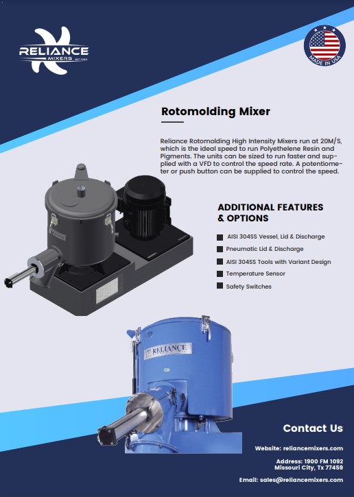 Rotomolding Mixers - Reliance Mixers.com
