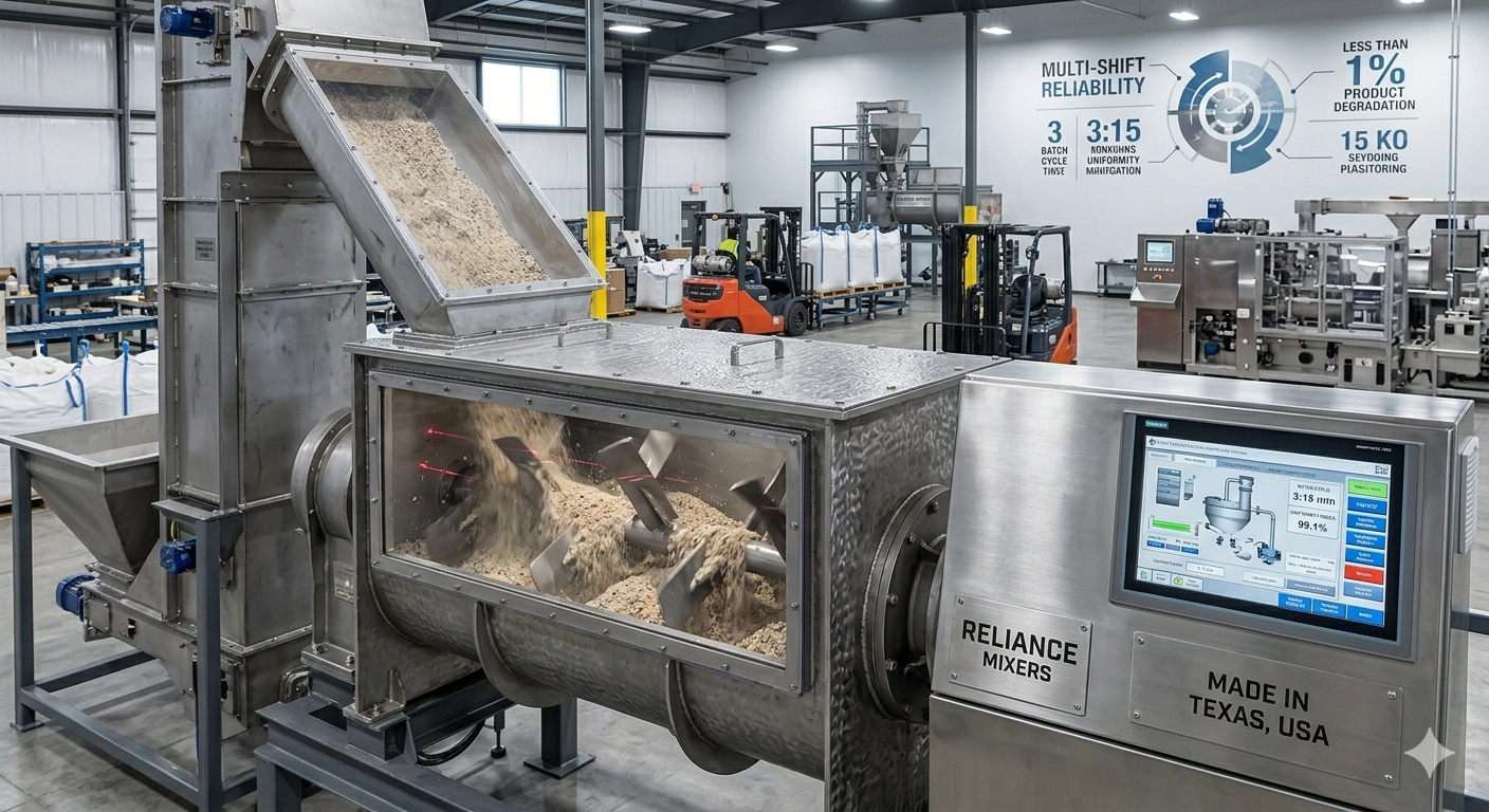 Dry Blending Solutions Reliance Mixers